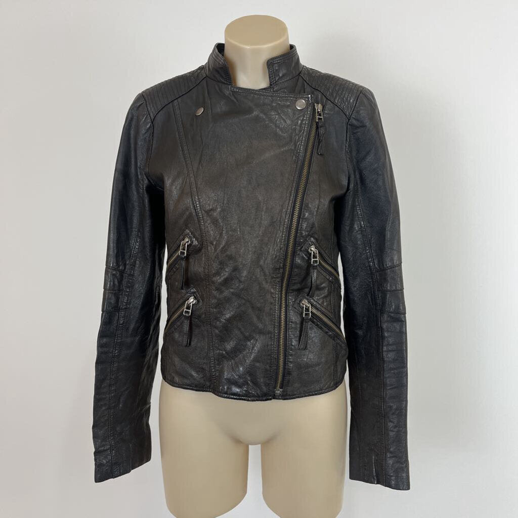 Just Jeans Leather Jacket - 8