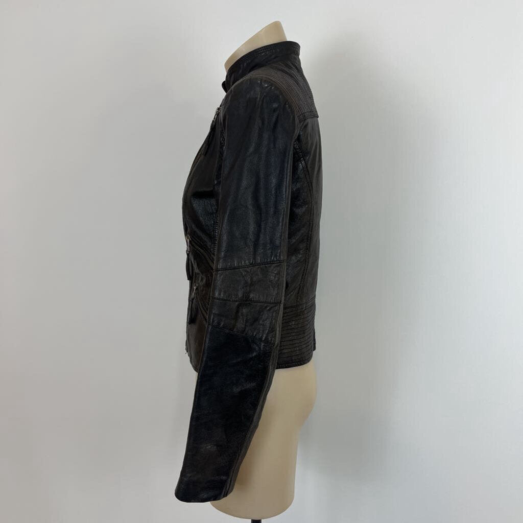 Just Jeans Leather Jacket - 8