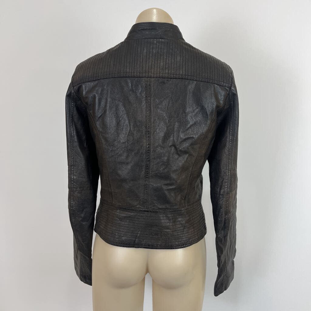 Just Jeans Leather Jacket - 8