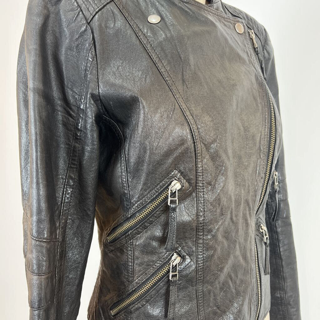 Just Jeans Leather Jacket - 8