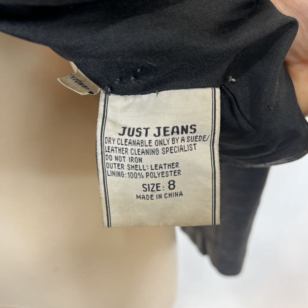 Just Jeans Leather Jacket - 8