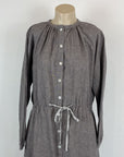 Lordship Linen Midi Dress - S