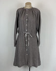 Lordship Linen Midi Dress - S