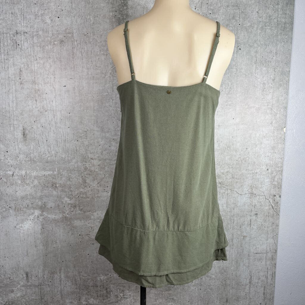 Rusty Linen Mini Dress - 6